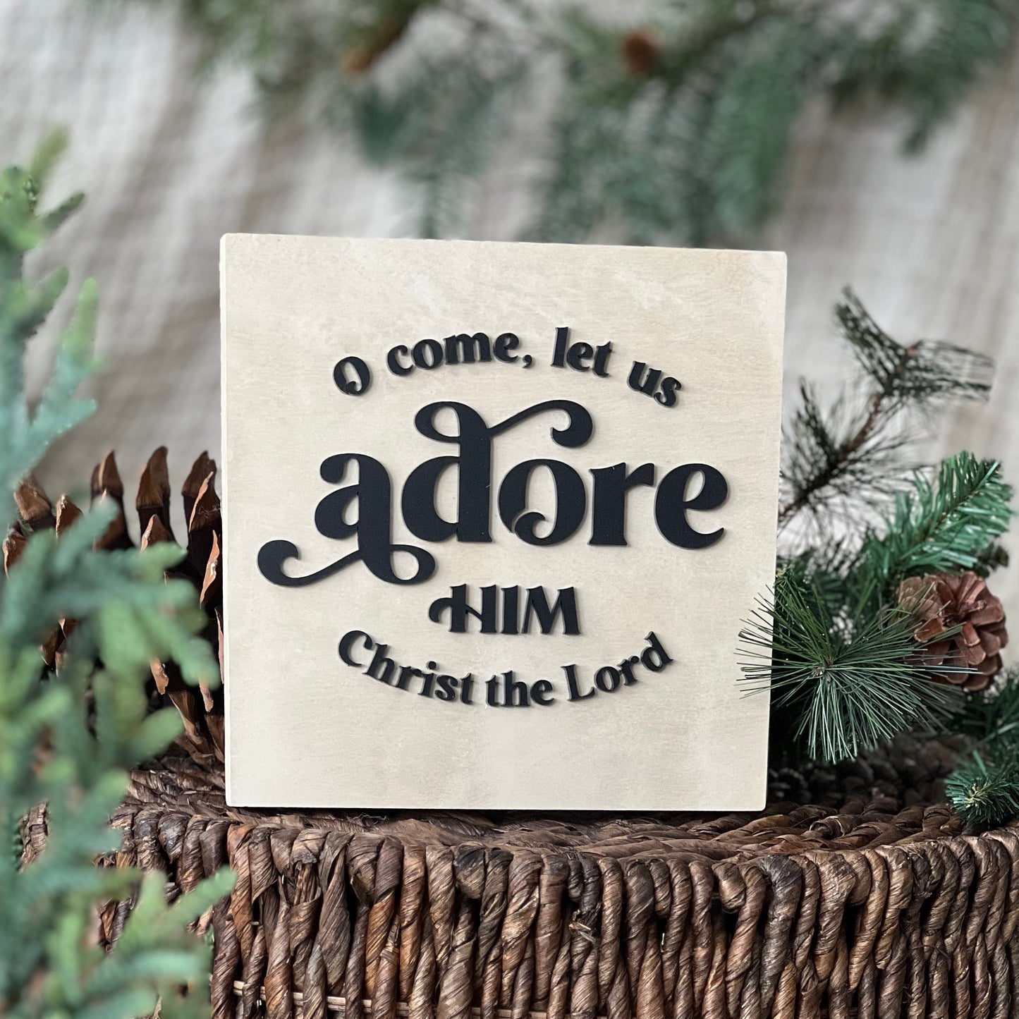 O come, let us adore Him