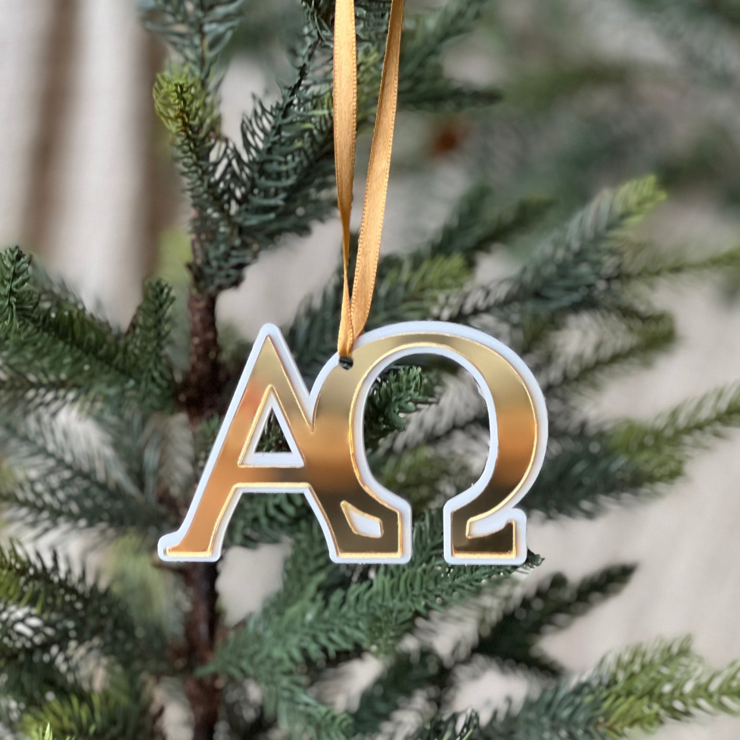 Alpha and Omega Chrismon