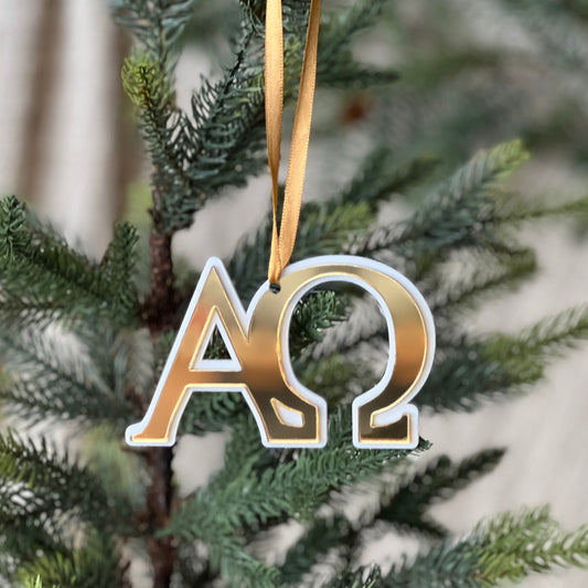 Alpha and Omega Chrismon