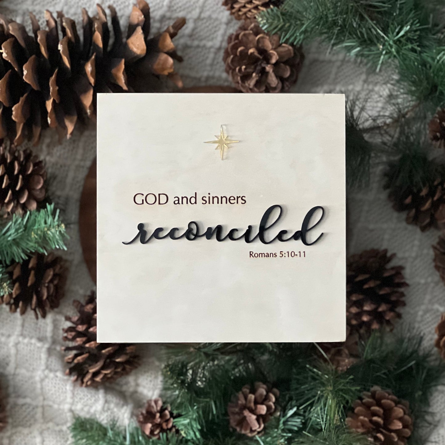 God and sinners, reconciled