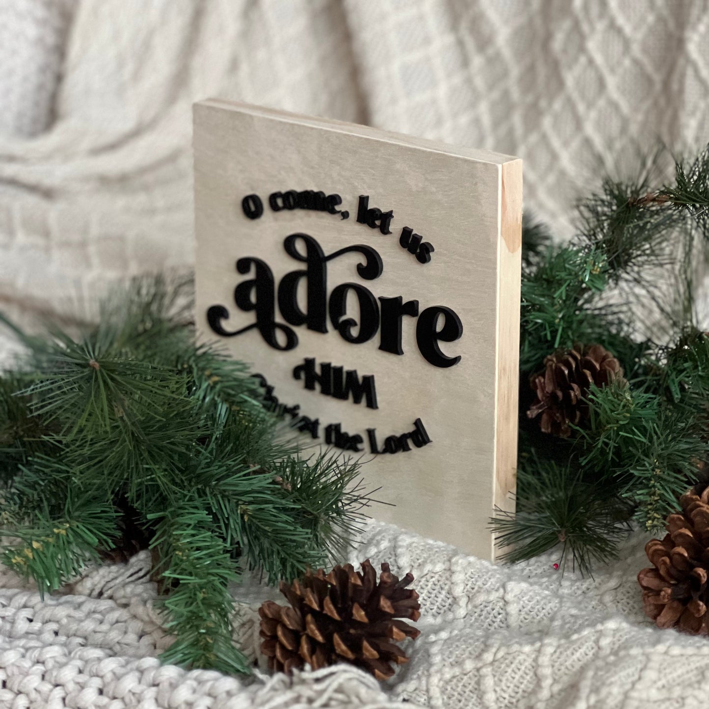 O come, let us adore Him