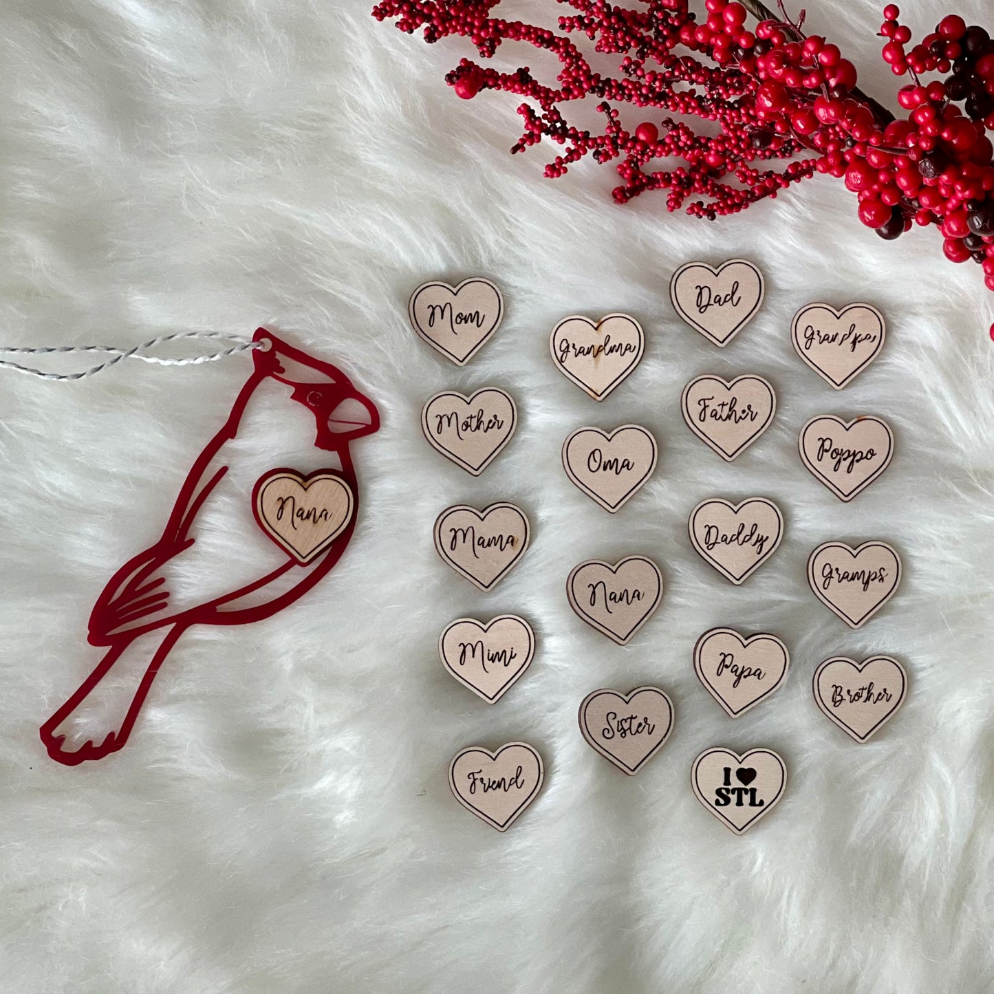 The Cardinal Ornament