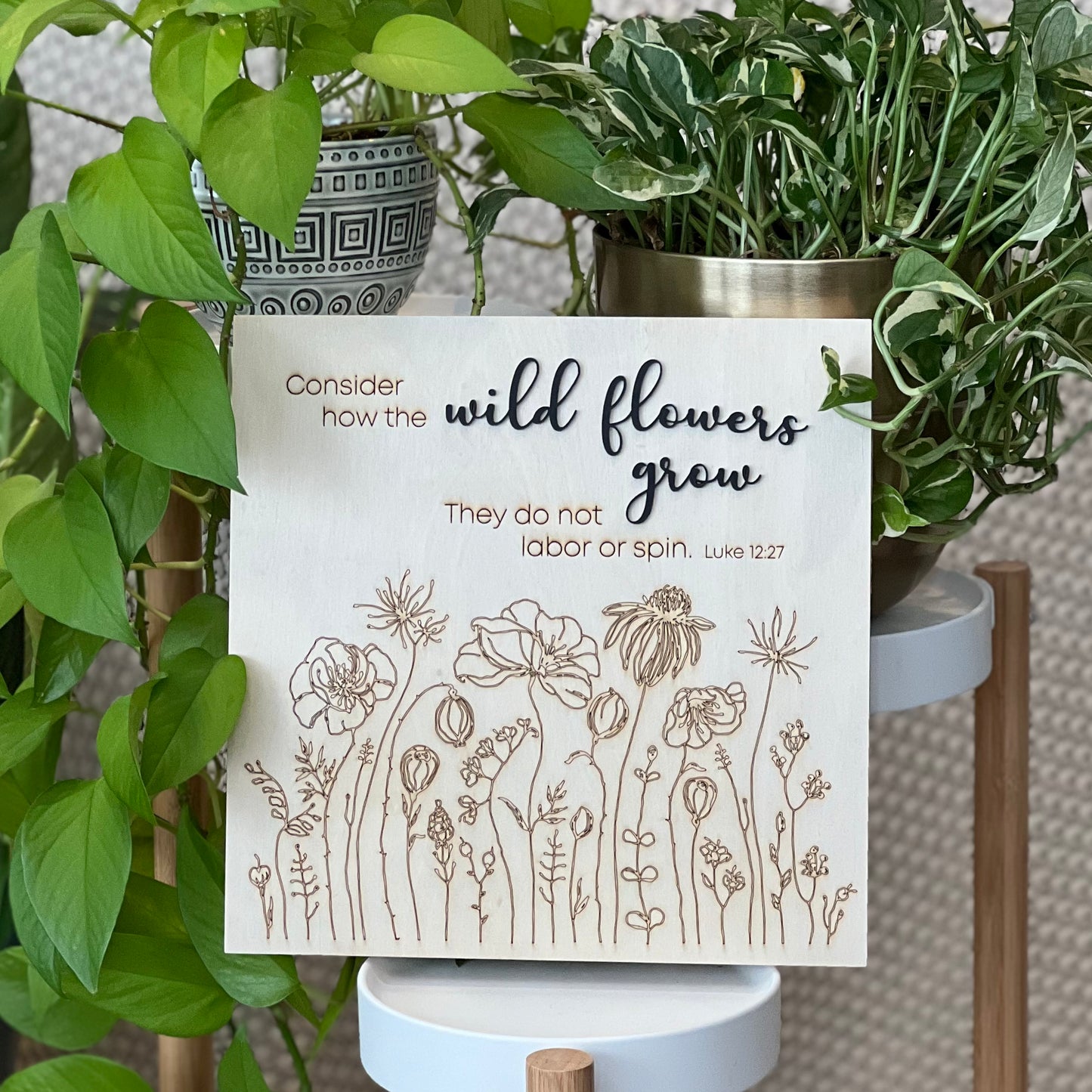Wild Flowers Sign