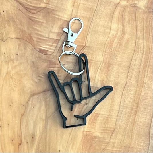 "I love you" ASL keychain