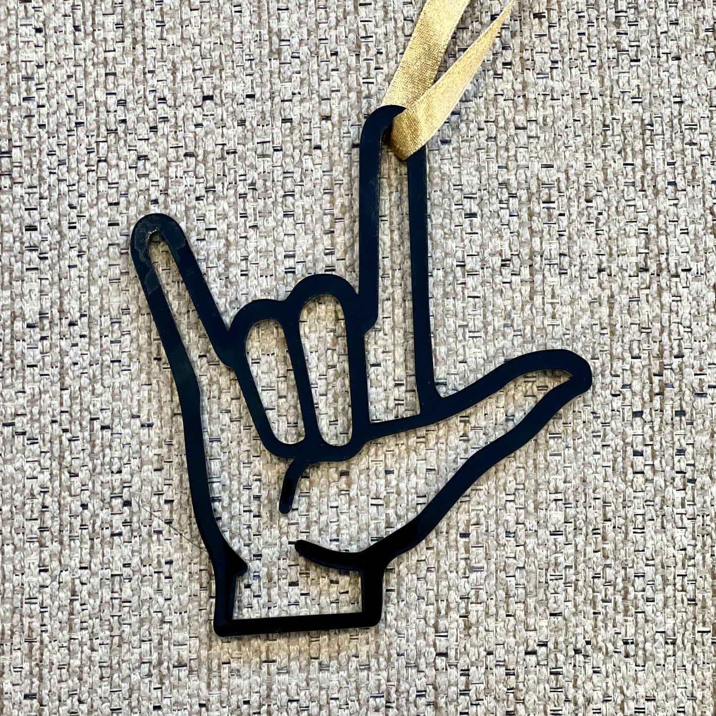 "I Love You" Hand Ornament