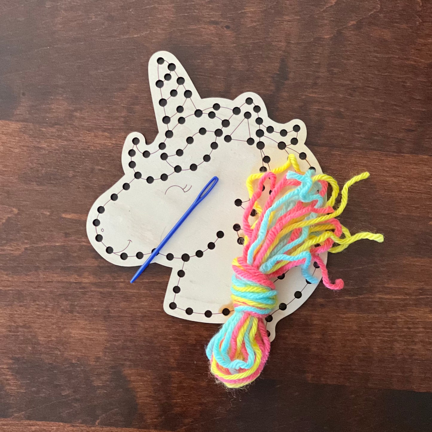 Unicorn Yarn Kit Embroidery