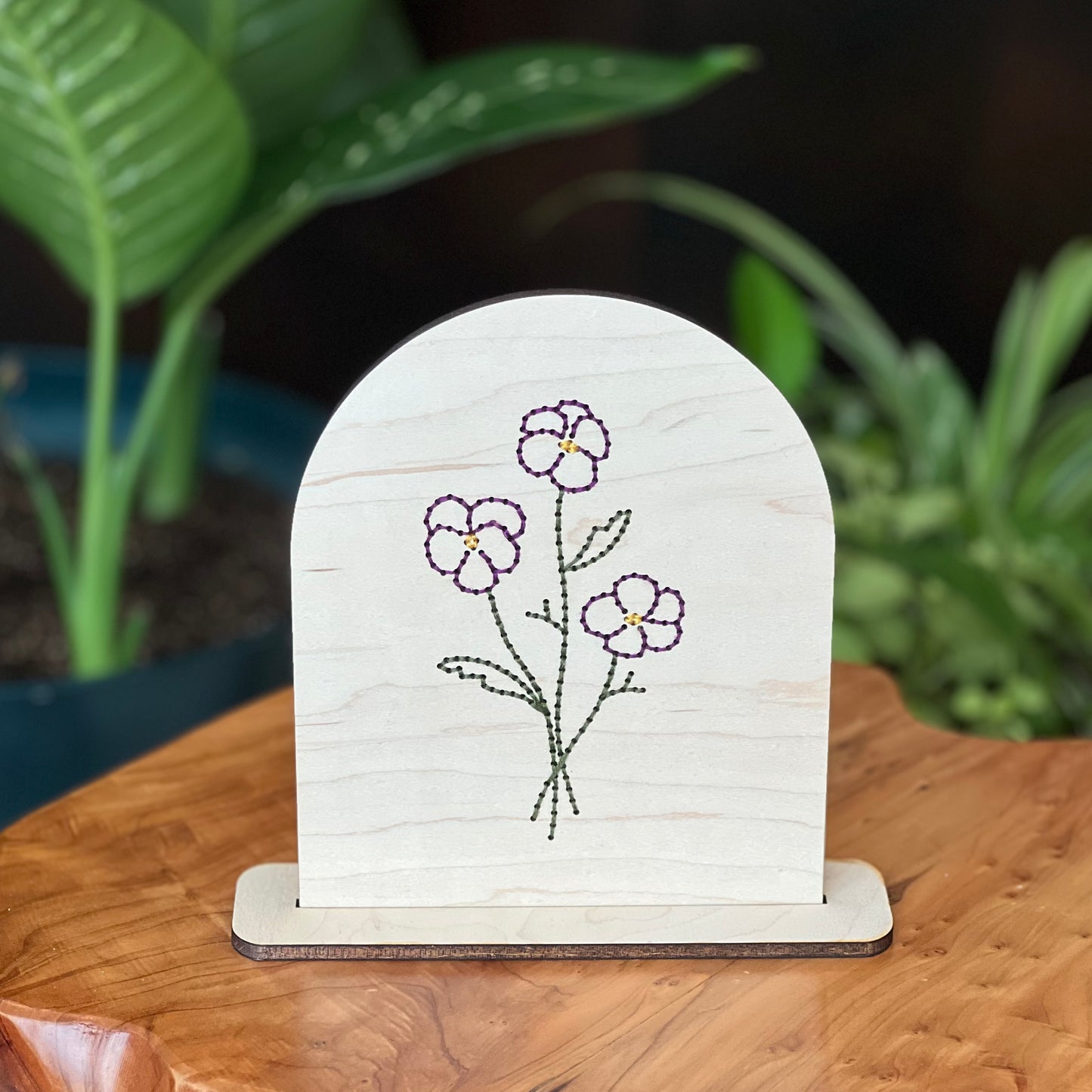 Birth Flower Embroidery