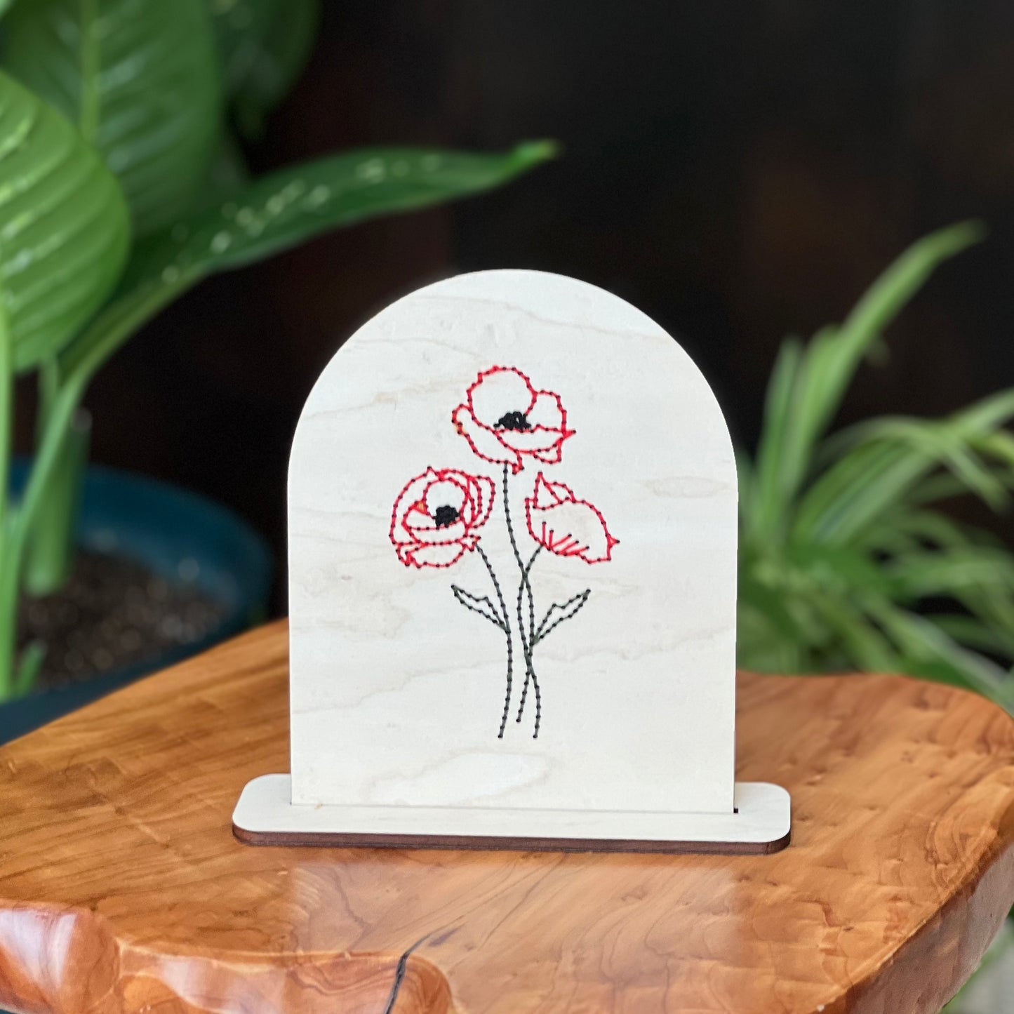 Birth Flower Embroidery