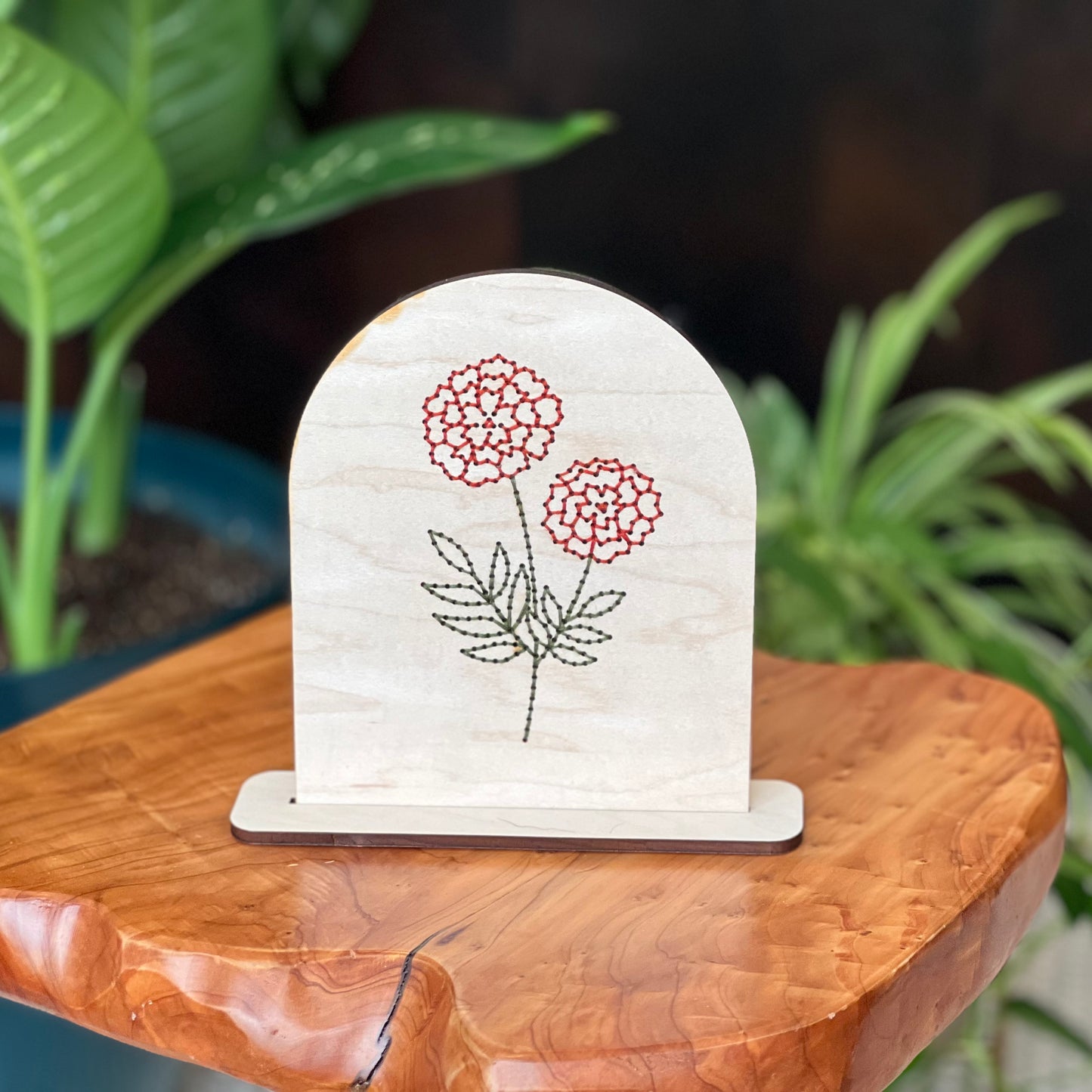 Birth Flower Embroidery