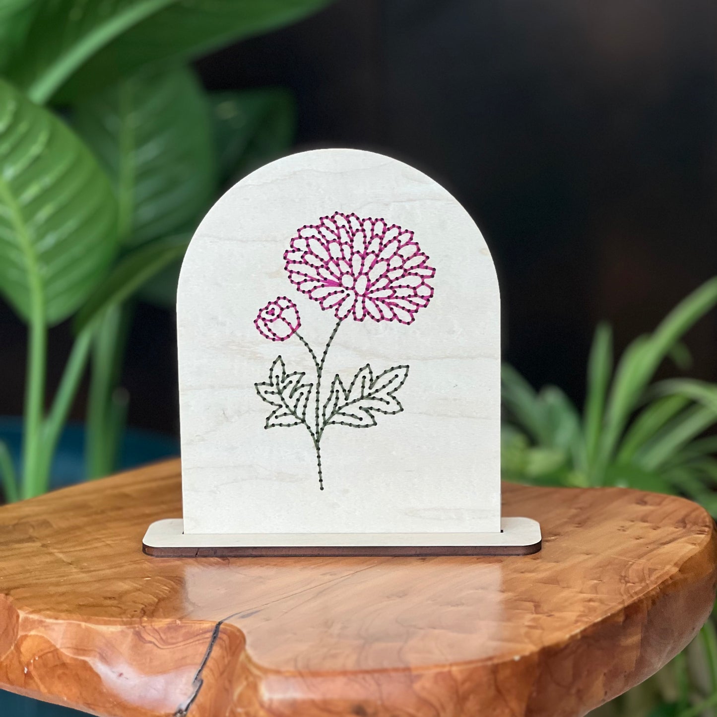 Birth Flower Embroidery