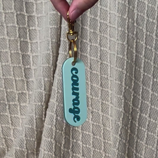 Courage Keychain