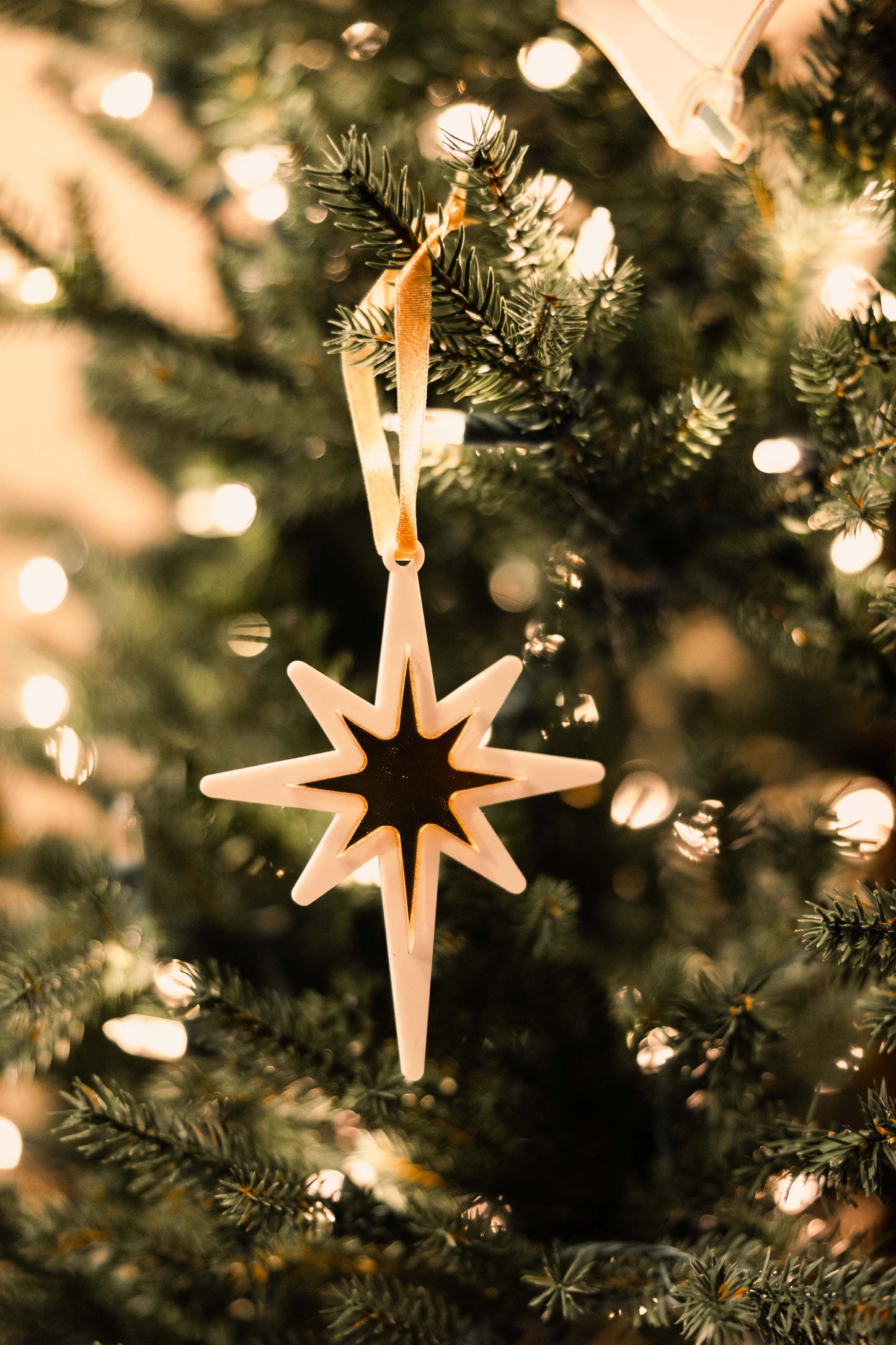 Nativity Star Chrismon Ornament
