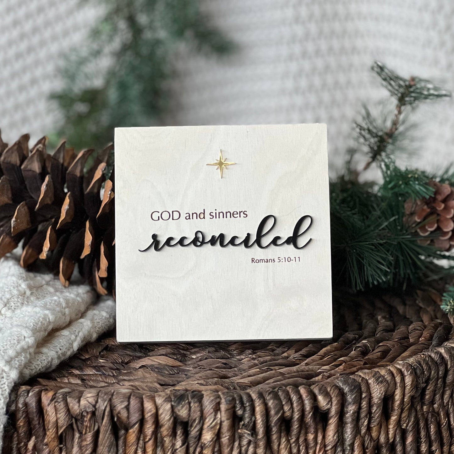 God and sinners, reconciled