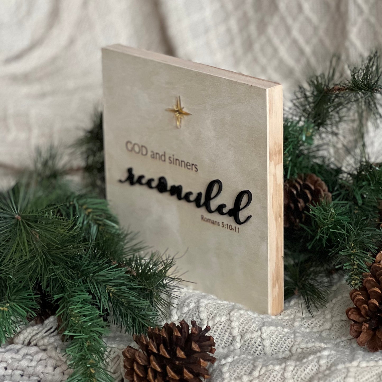 God and sinners, reconciled